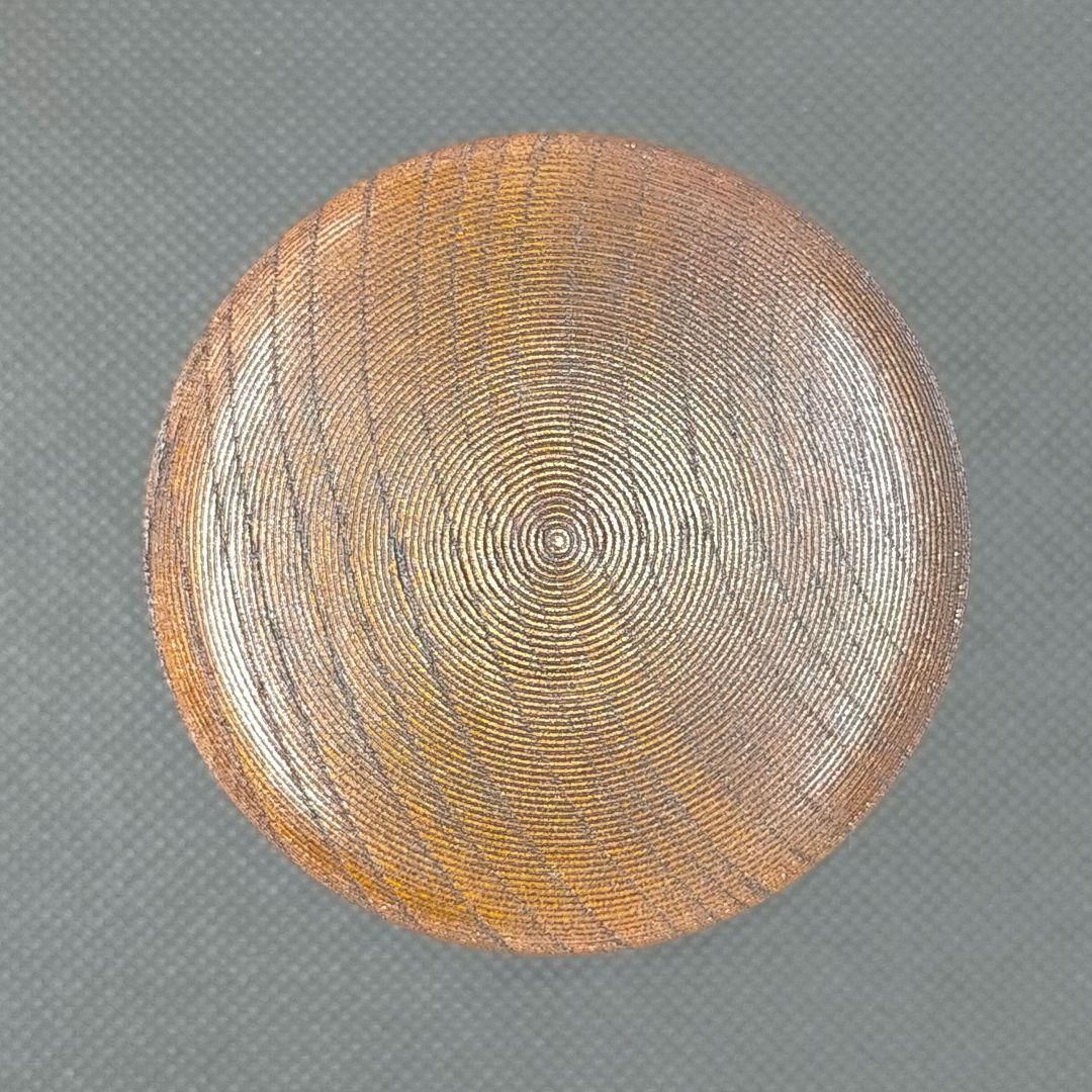 輪島塗棗 欅拭漆千筋糸目中棗 ケヤキ木地 茶道具 作家 天然木 輪島塗棗 欅拭漆千筋糸目中棗 ケヤキ木地 茶道具 作家 天然木