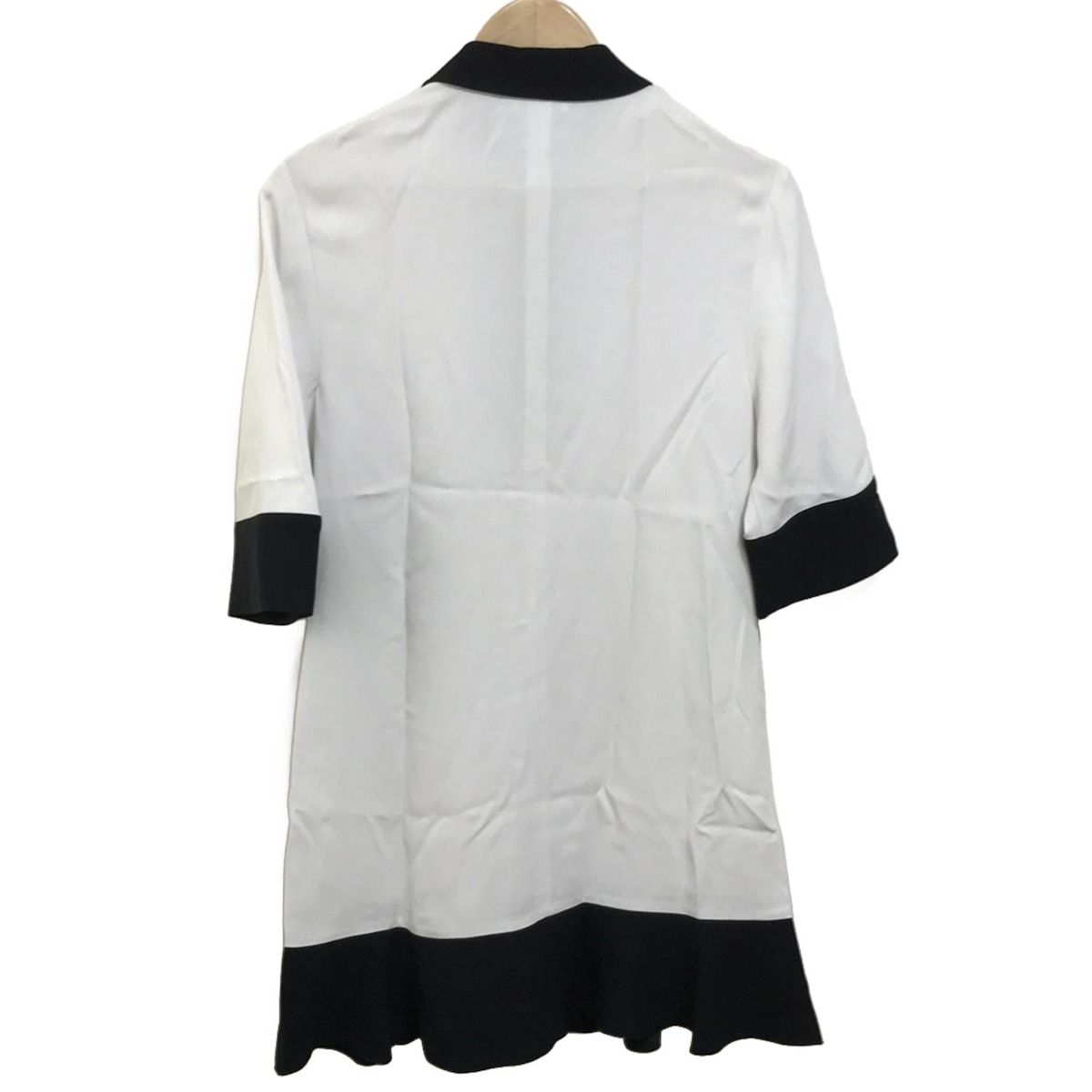 RED VALENTINO ブラックホワイトワンピース