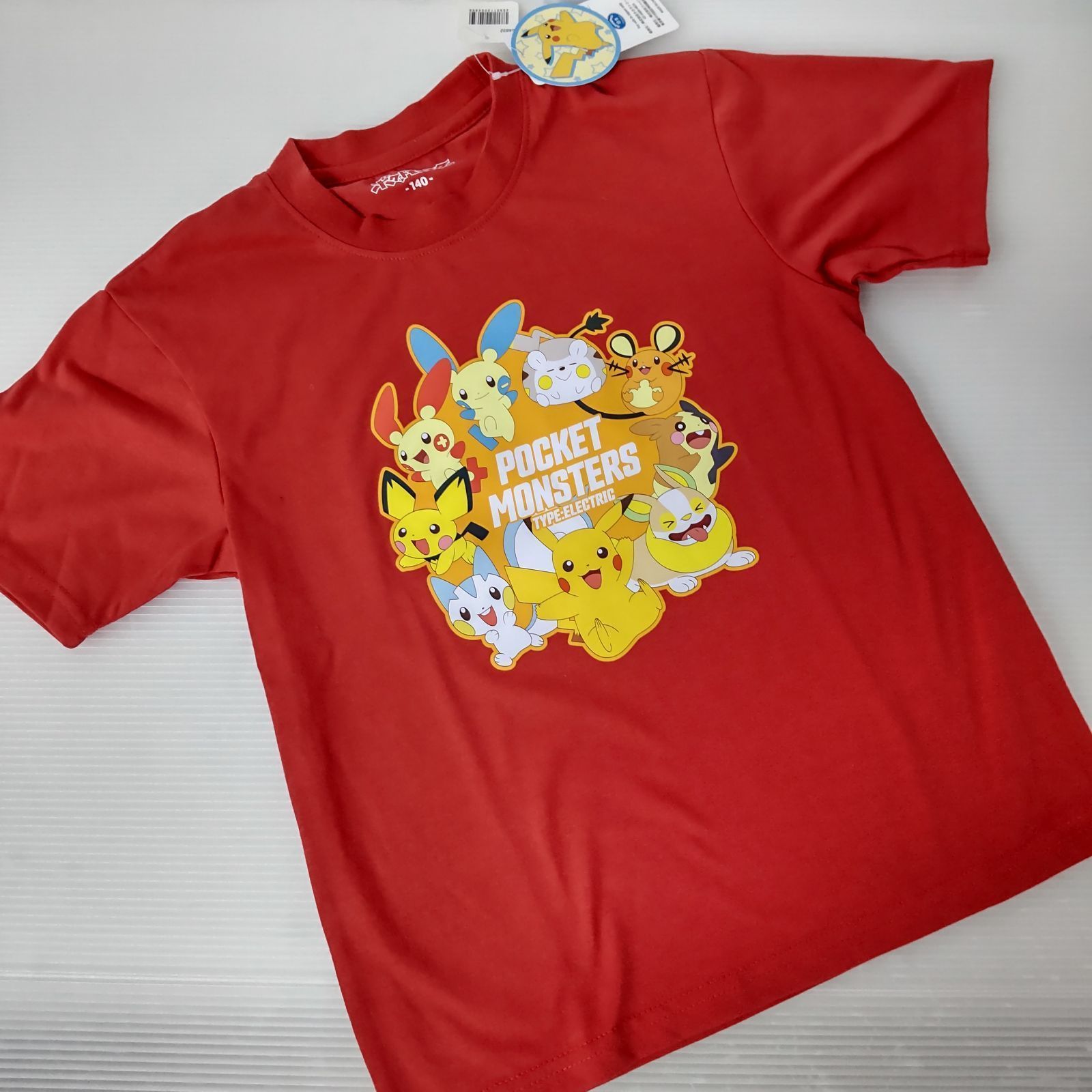 コストコ ポケモン キッズ プリント Tシャツ 140cm 赤 - GIFUTZ_ギフト