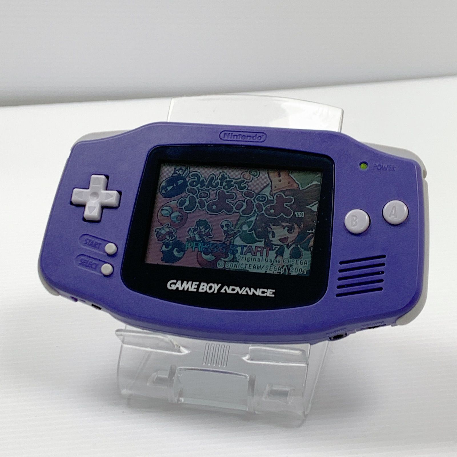 GAMEBOY ADVANCE ゲームボーイアドバンス バイオレット 極美品 ゲームボーイアドバンス バイオレット 動作確認済み
