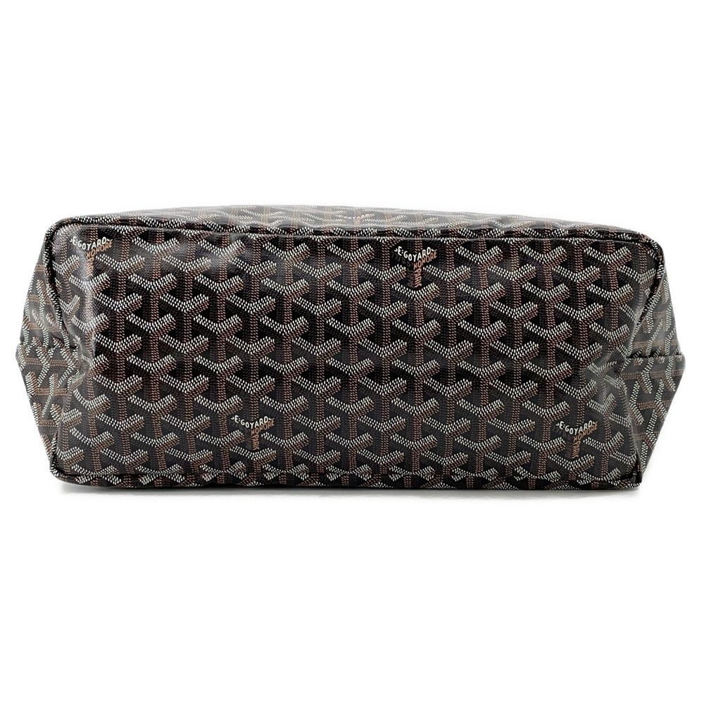 Goyard 黒　レザー サンルイ　ポーチ ゴヤール トートバッグ サンルイPM PVC レザー