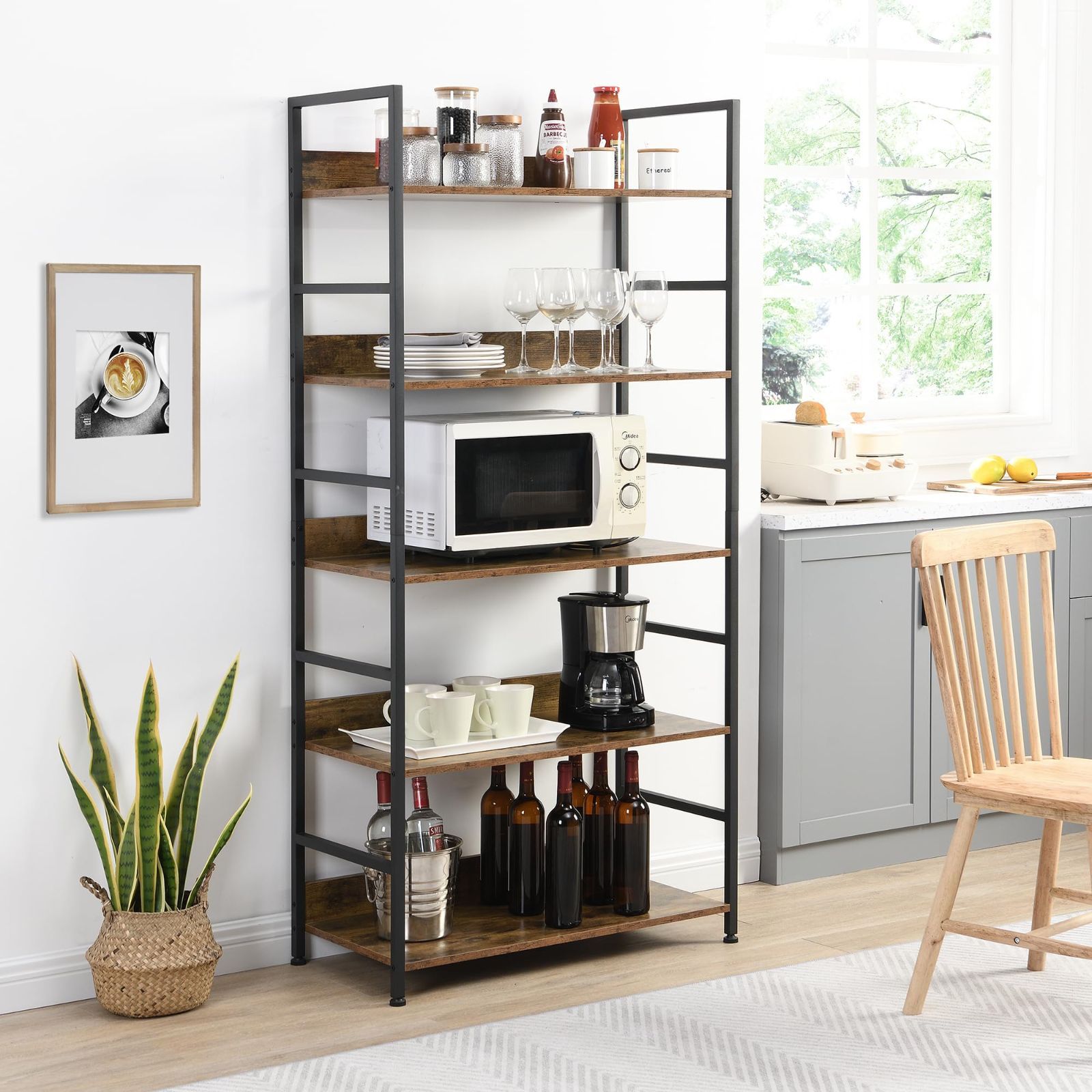 オープンシェルフ ラック 本棚 L5-80-40