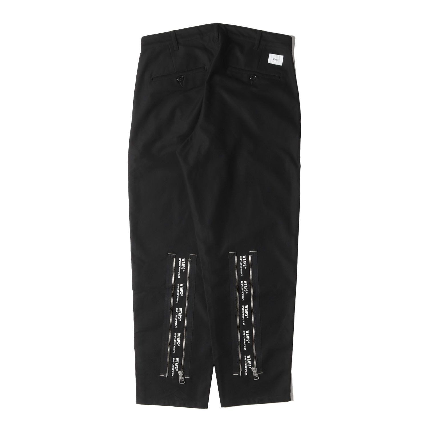 美品 WTAPS ダブルタップス パンツ サイズ:L 20AW ジップデザイン 2タック コットンサテンパンツ BIZZ TROUSERS ブラック  黒 ボトムス ズボン【メンズ】 - メルカリ