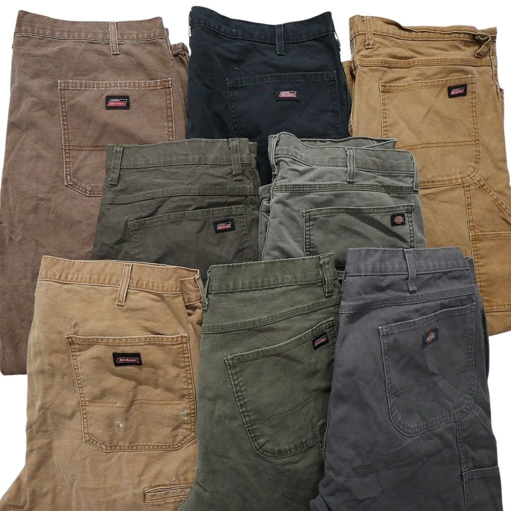 古着卸 ディッキーズ Dickies ダック ペインター パンツ 8枚セット メンズ 38 40 ワーク ハンマーループ 古着 NB9807 KIN-KAAI_COM