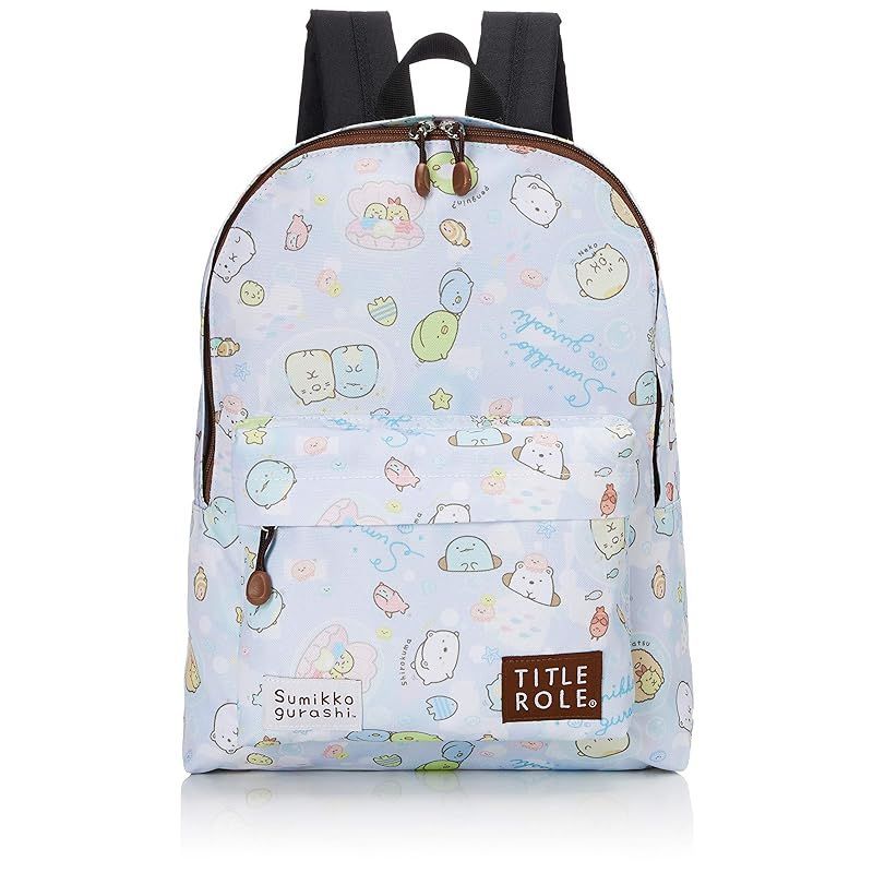 【特価商品】[タイトルロール] リュック すみっコぐらし フレンドリー キッズ A4収納 パープル