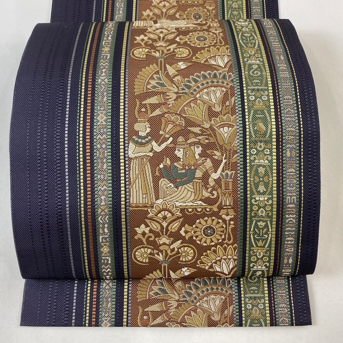 平和屋本店□極上 京都染織メーカー・貴久樹謹製 イカット 綿 全通柄  