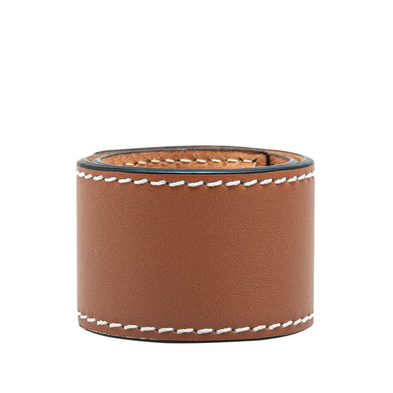 LOEWE ロエベ アナグラム ロゴ レザー ブレスレット タン