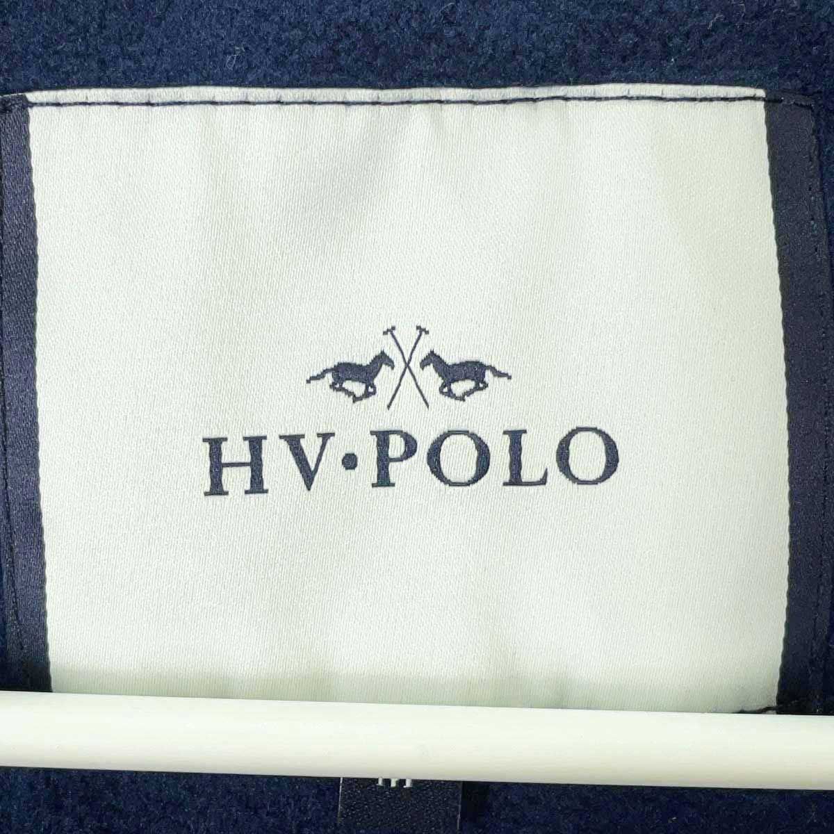 ♥ HV POLO Padded long coat Como 中綿ジャケット M Plum Red ダークレッド レディース ファー取り外し 乗馬 防寒