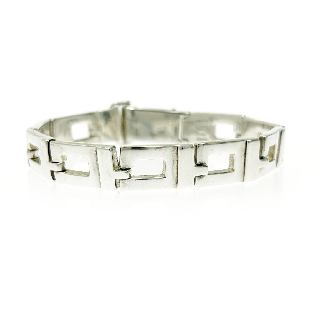 中古】GUCCI グッチ シルバー Gロゴ ブレスレット 34.5g 925刻印