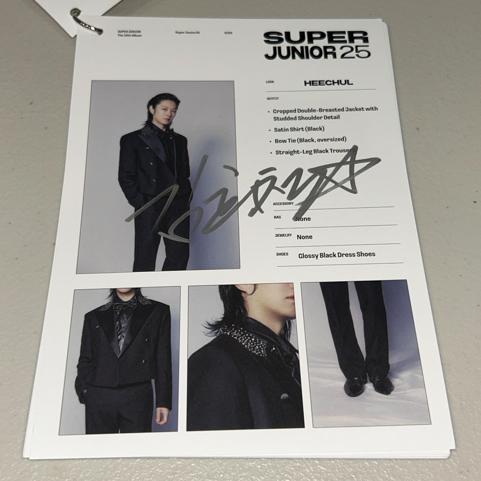 SUPER JUNIOR 直筆サイン「Super Junior25 (25 Ver.)」 - メルカリ