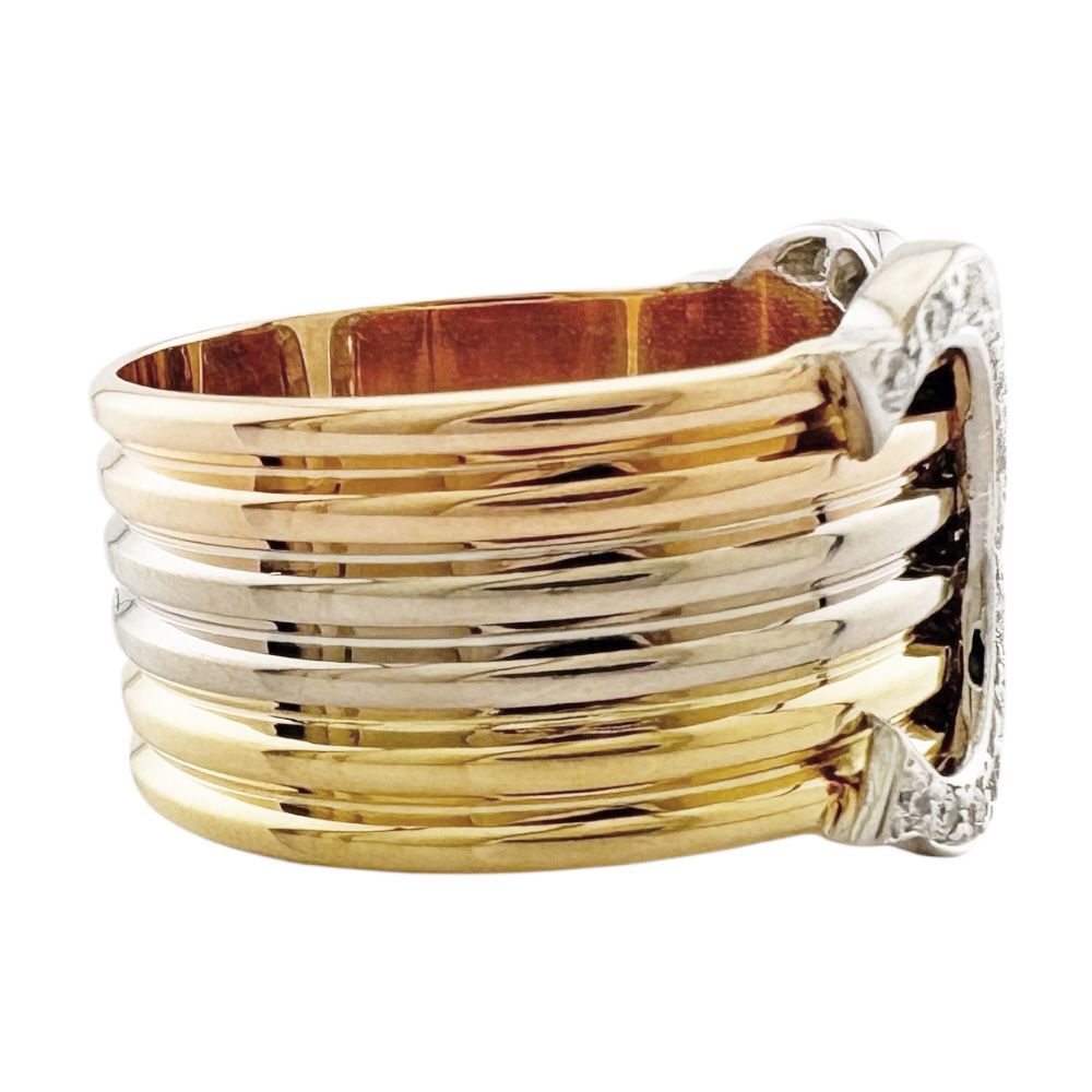 カルティエ 2C リング 指輪 16号 18金 K18イエローゴールド ダイヤモンド レディース CARTIER カルティエ WWW_SMP1DAWEKUDUS_SCH_ID