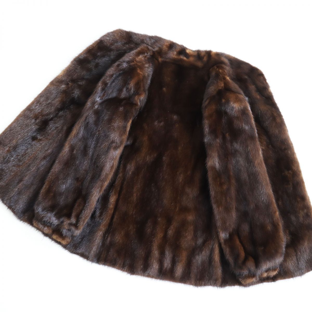 美品○Nakamura Fur ナカムラファー MINK ミンク 本毛皮ショートコート