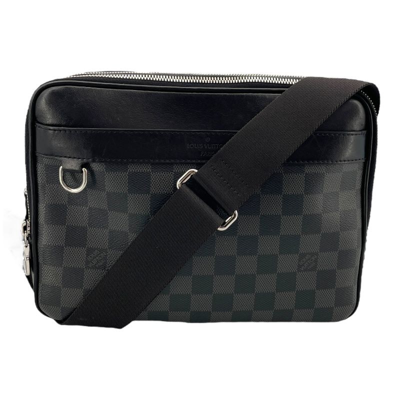 ルイ ヴィトン LOUIS VUITTON トロカデロメッセンジャー N40087 ブラック ダミエ グラフィット メンズ ショルダーバッグ