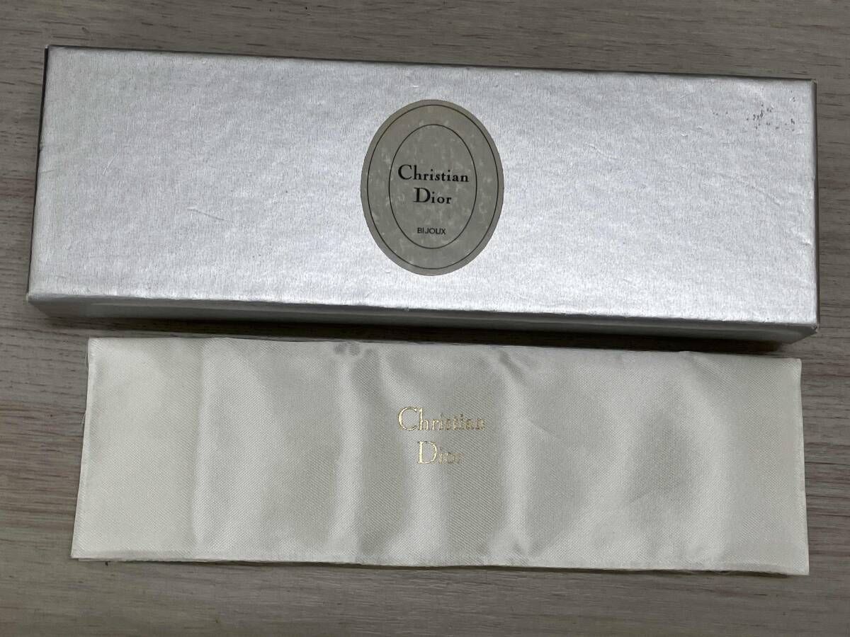 Christian Dior 約82cm ウ゛ィンテージ CDロゴ ネックレス チェーン ゴールド系 クリスチャンディオール ロングツイスト FORTGASGNV_COM_BR