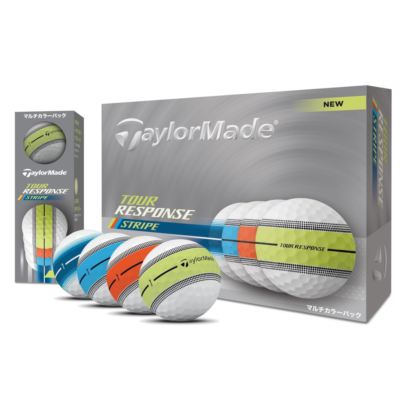 人気商品】MADE) ゴルフボール TMJ25 Tour Resp Stripe