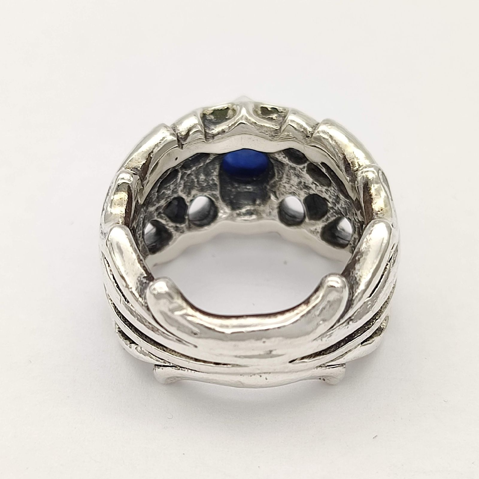 美品】JAP工房 一馬 リング サファイア 9920 STERLINGSILVER シルバー 