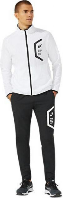 asics アシックス 109 TEAM HEX WOVEN JKT BRILLIANT WHITE XS 2031C264 100 | スポーツ メンズ XS ホワイト 白 服 衣料 衣料品ウェア ウエア トップス アウター ジャージ クロスジャケット スリ