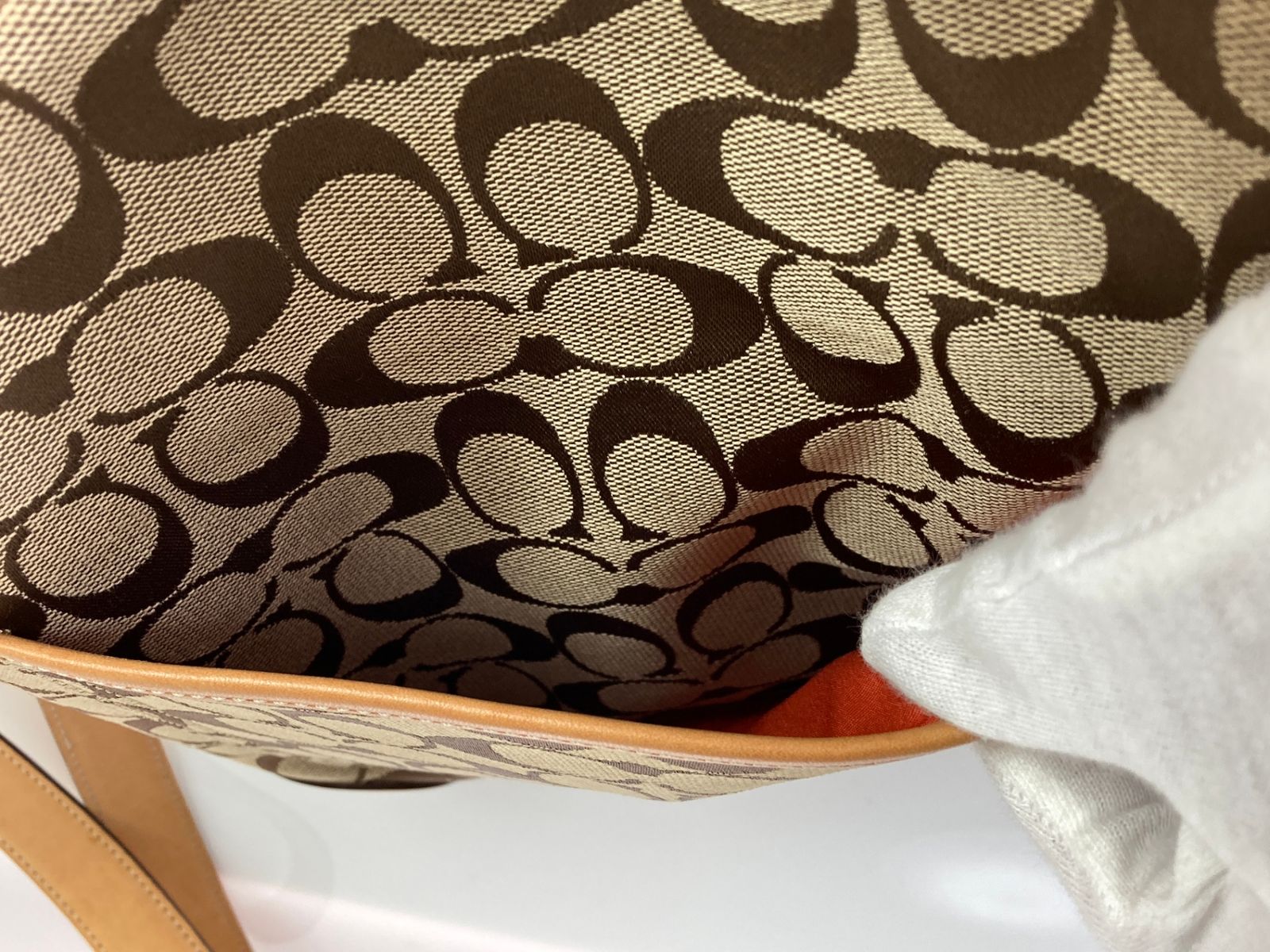 コーチ COACH シグネチャー ショルダーバッグ 斜め掛け レザー 