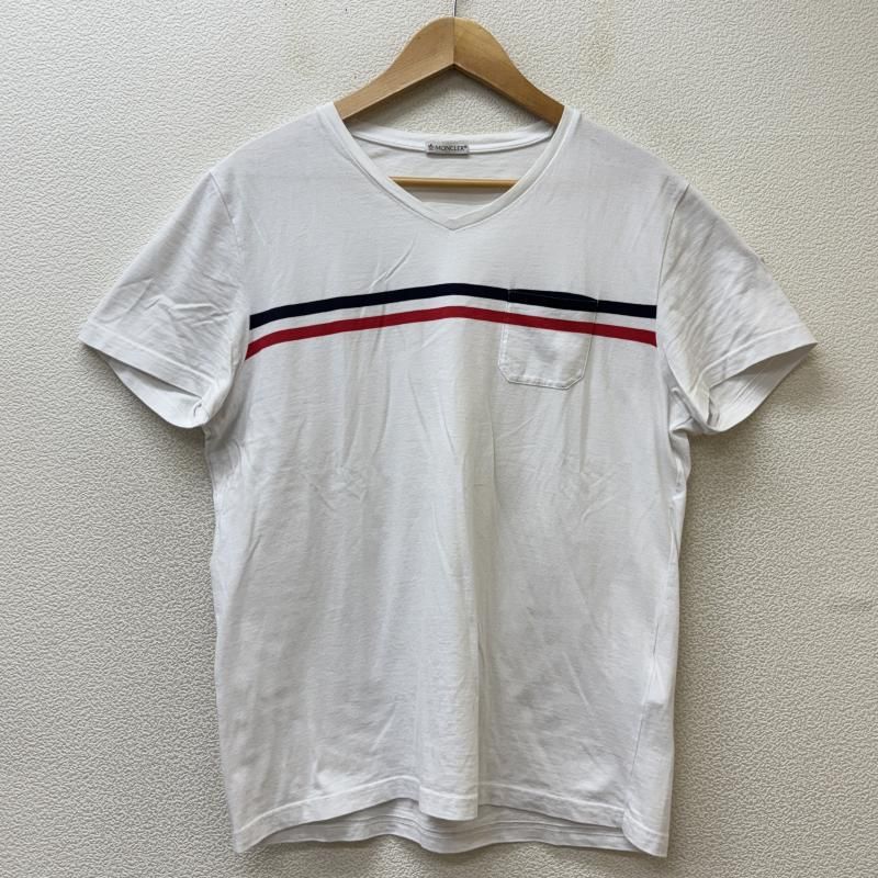 MONCLER モンクレール Tシャツ 半袖 トリコロール 袖 ロゴ MONCLER モンクレール Tシャツ 半袖 トリコロール 袖 ロゴ