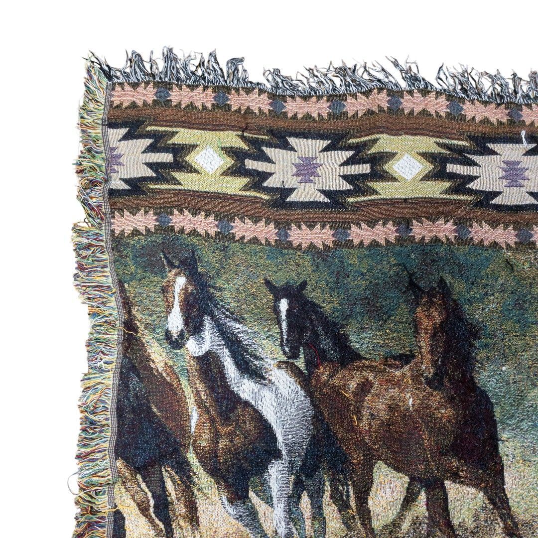 vintageラグ カーペット ネイティブ柄 ホース 馬 703 vintageラグ カーペット ネイティブ柄 ホース 馬 703 【公式通販】