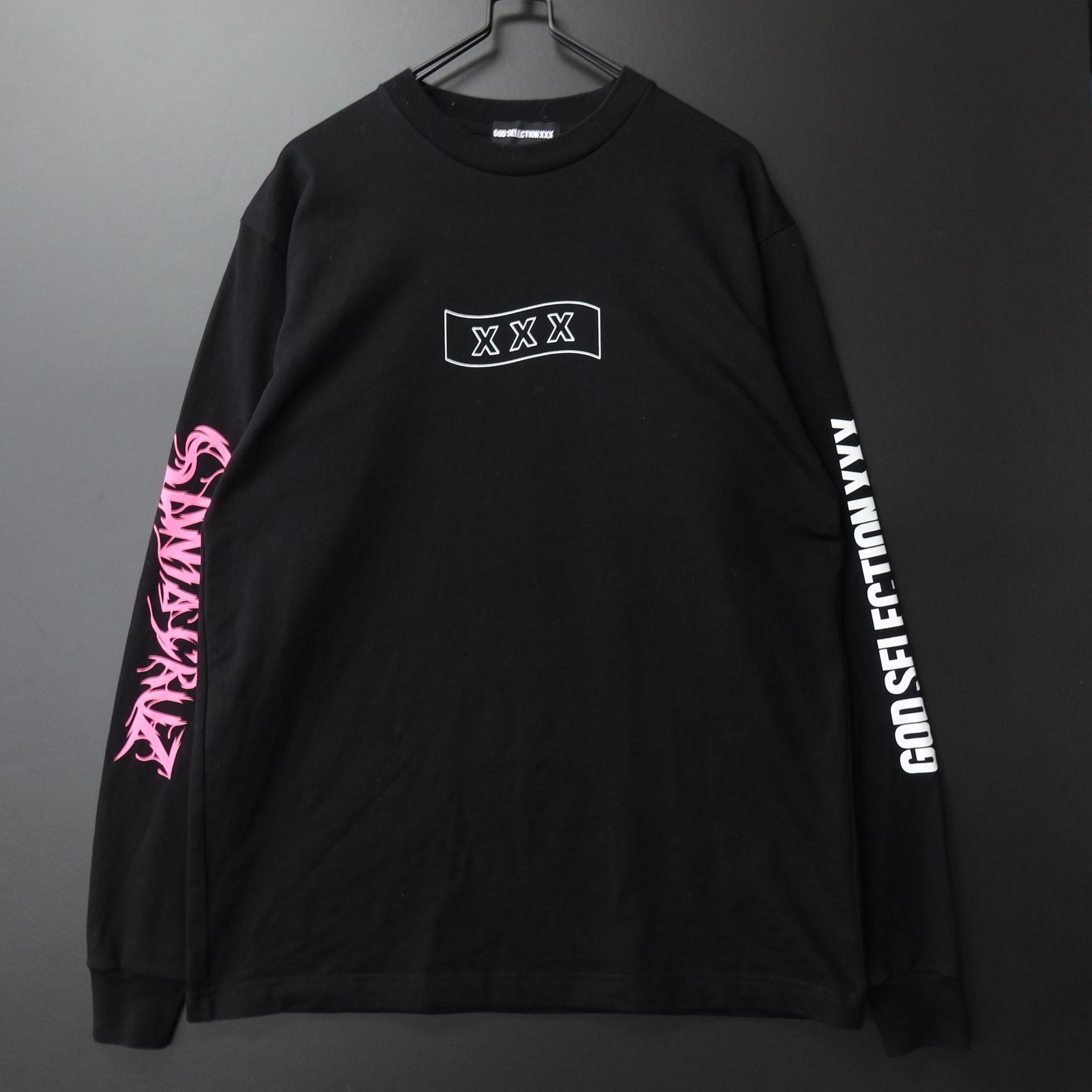 ゴッドセレクショントリプルエックス 長袖TEE プリント M GOD 