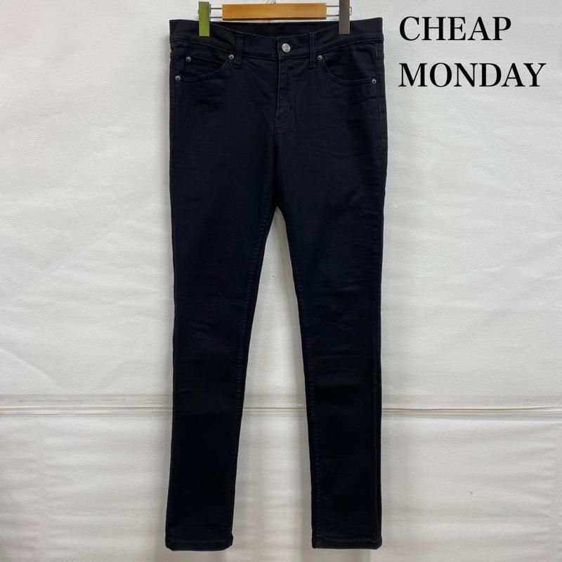 CHEAP MONDAY チープマンデイ パンツ デニム、ジーンズ Tight New Black ストレッチ スキニー ブラックデニム 0216031