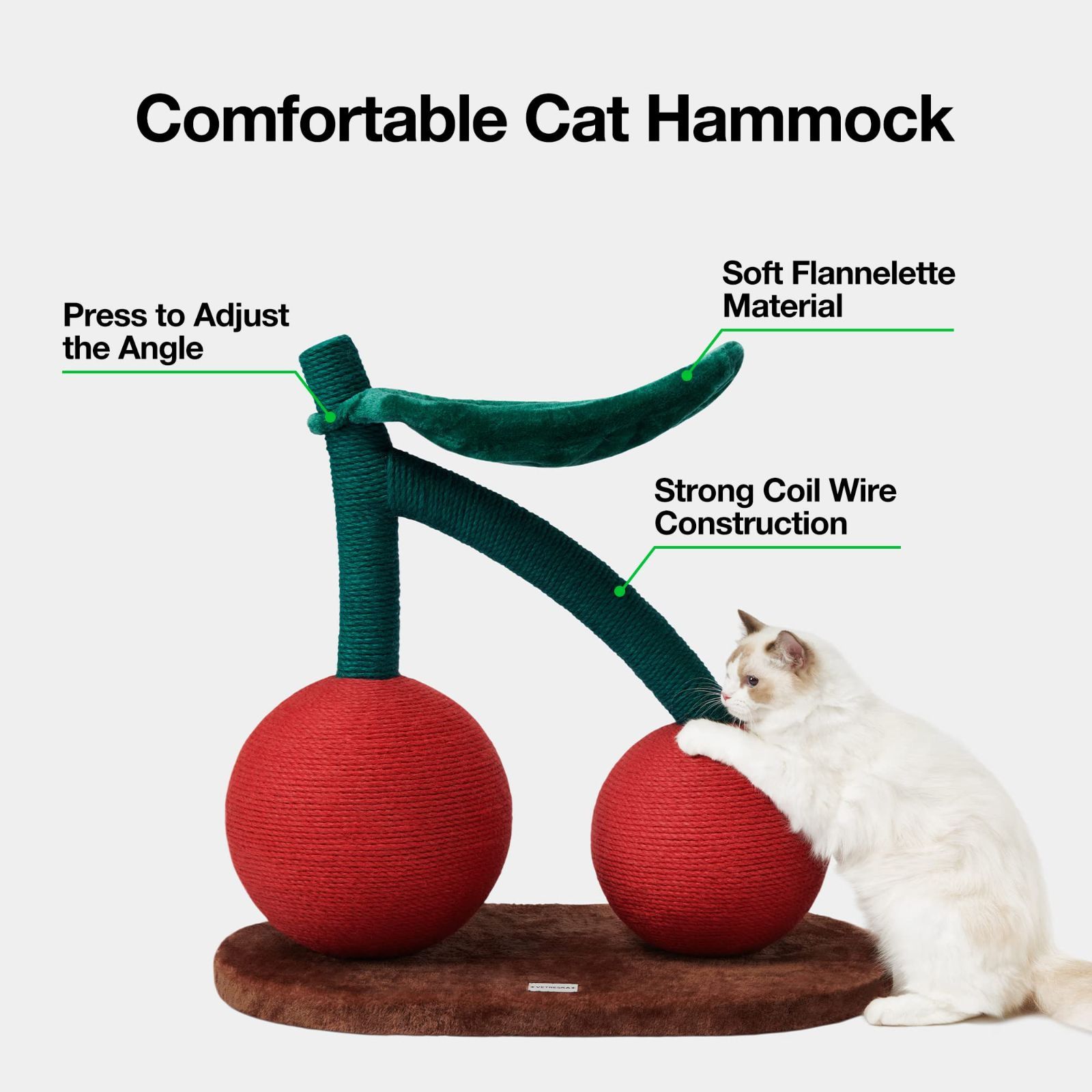在庫処分】チェリー キャットツリー、 猫、子猫用 ベトレスカ 在庫処分】チェリー キャットツリー、 猫、子猫用 ベトレスカ