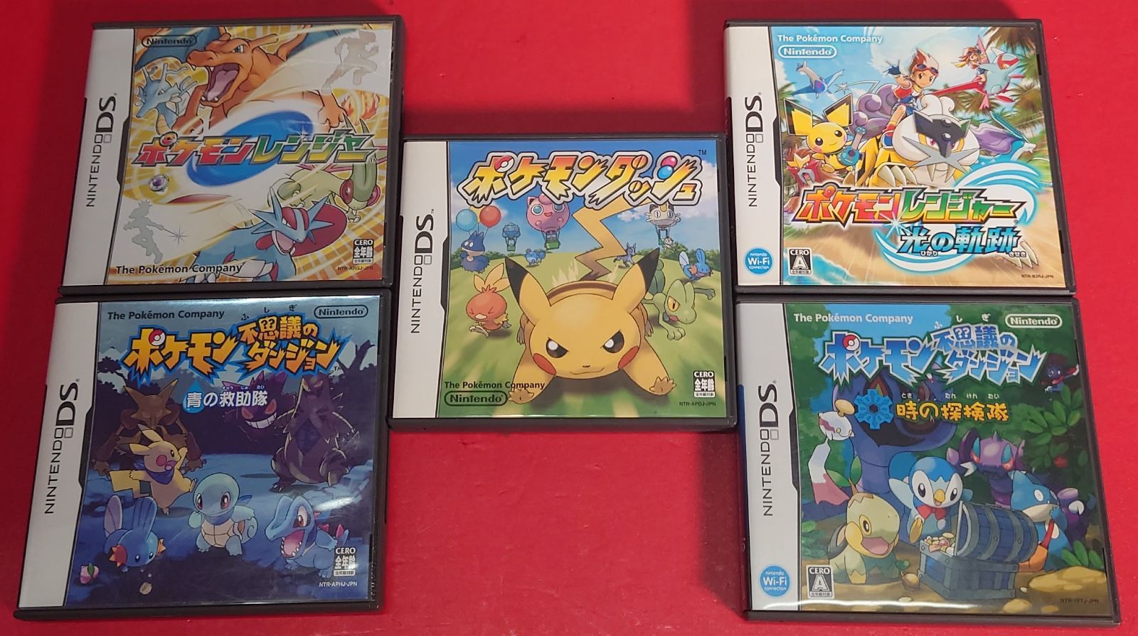 〇ポケットモンスター 5点 まとめ ニンテンドーDSソフト