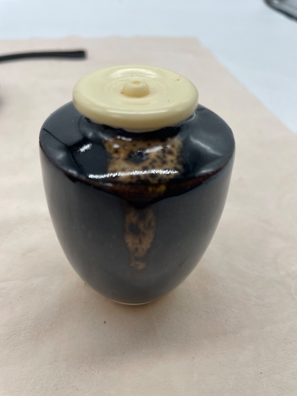 茶入 茶道具 陶器 共箱 仕覆付き 美品 - メルカリ