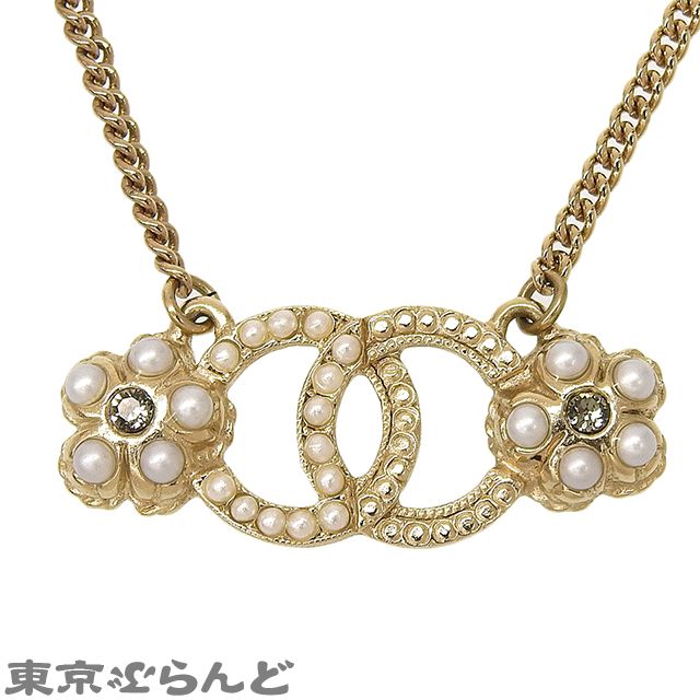 シャネル CHANEL ココマーク フラワー A18K ゴールド メタル