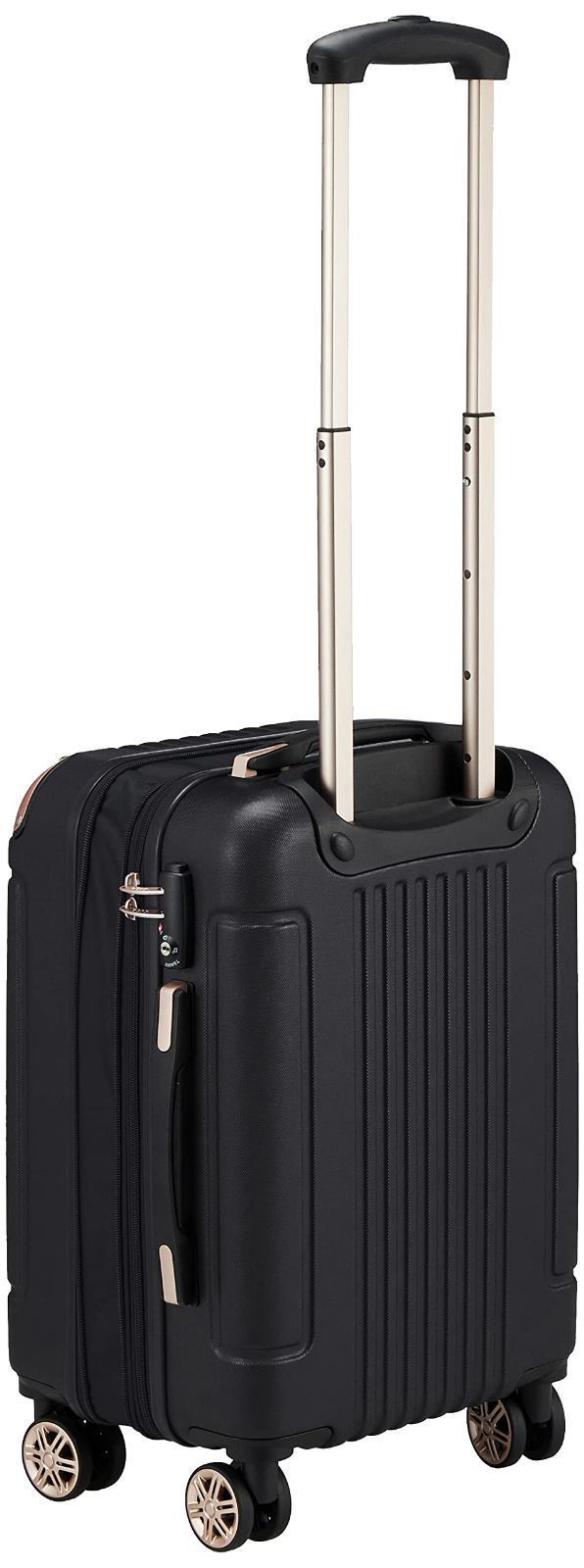 【色:ネイビー】ルコックスポルティフ スーツケース ハード シボ加工 拡張機能