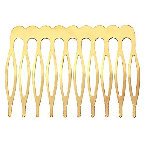 手芸材料 コーム 10本足 [金色] 【20個パック】sgy-1163-20p