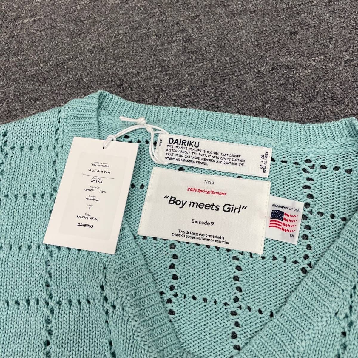DAIRIKU A.J. Knit Vest ニットベスト ダイリク - メルカリ