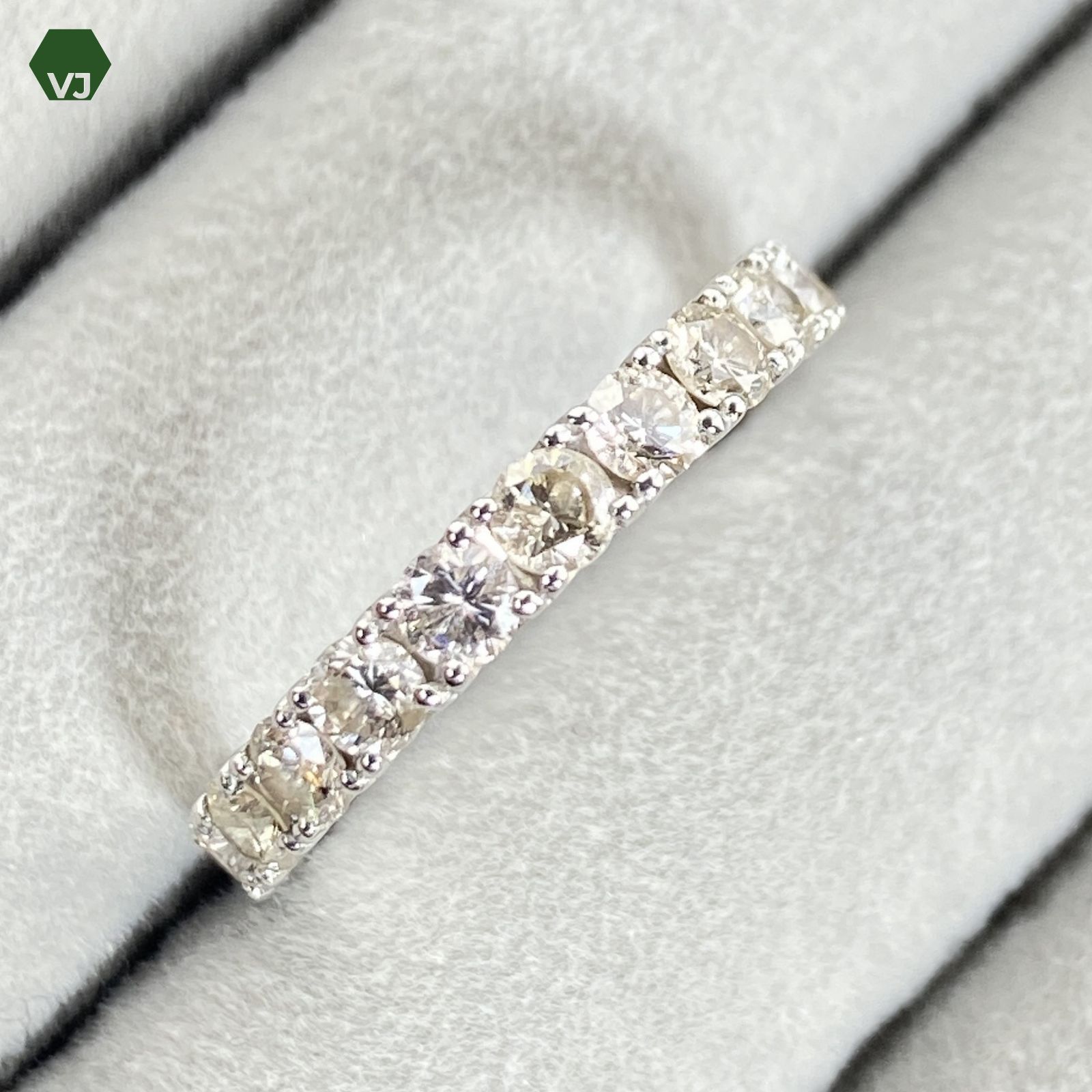 25‐14】ダイヤモンド リング D1.00ct 【中古】【PT950】【12号】 ☆By 