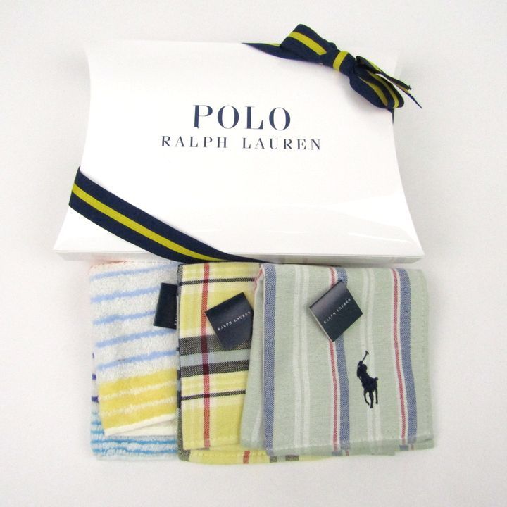 ラルフローレン　ポロ　新品未使用　ハンカチ 新品未使用 POLO RALPHLAUREN ポロ ラルフローレン タオル