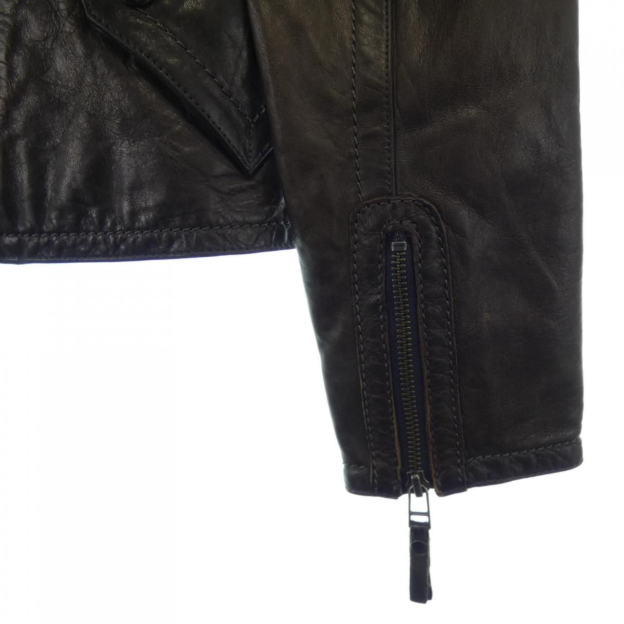 【激レア】　大人気　BURBERRY BLUE LABEL ライダースジャケット BURBERRY BLUE LABEL スウェット ライダースジャケット 38