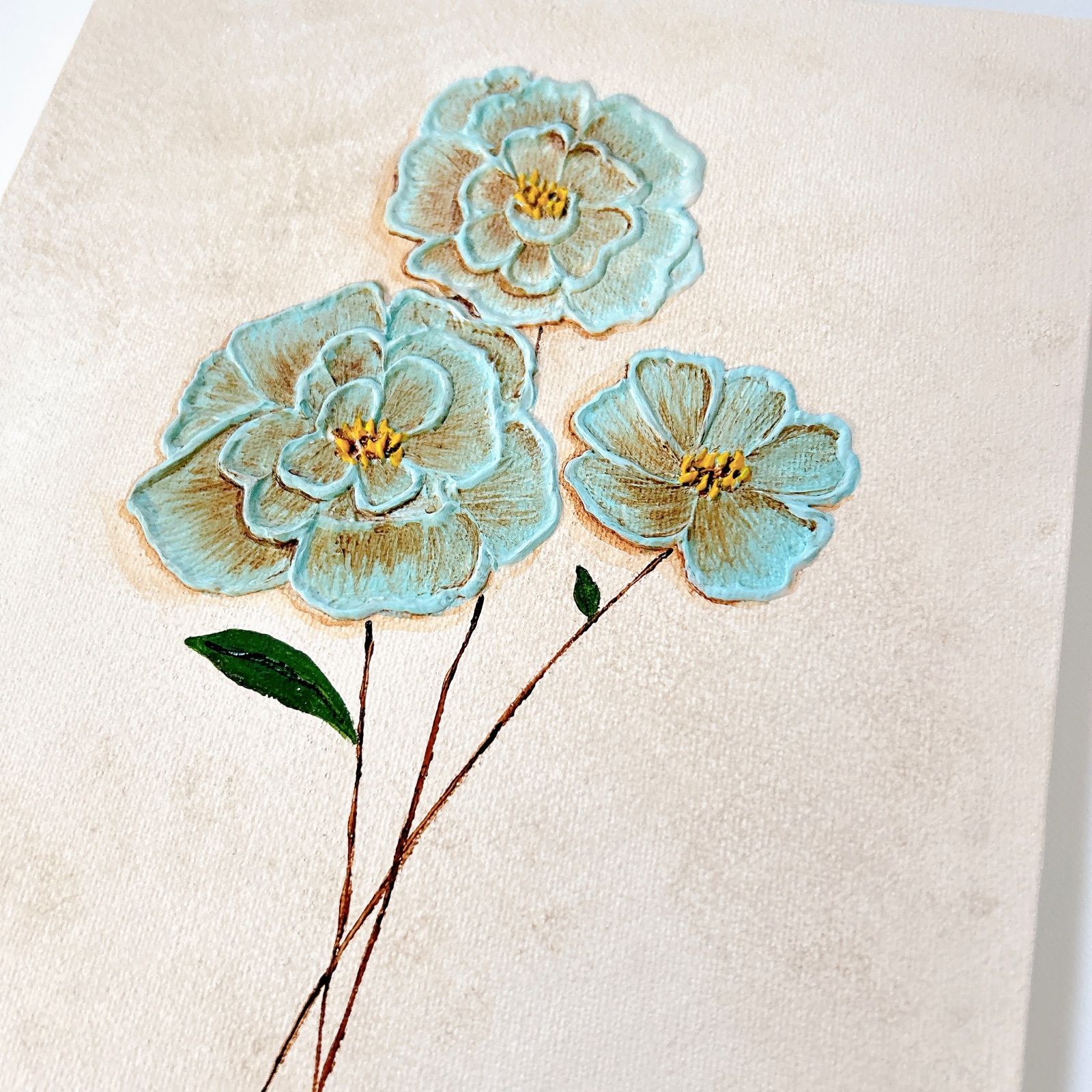 奥田雄太 Abstract Bouqet ターコイズ ブルー ピンク 奥田雄太 「With