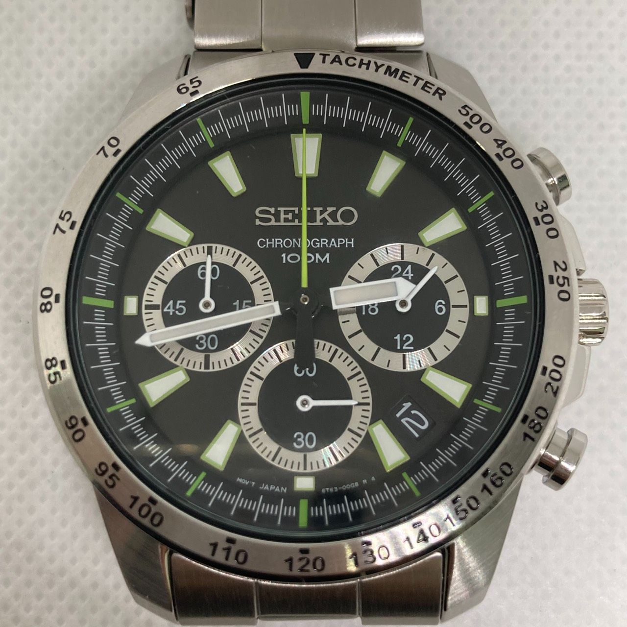 SEIKO】セイコー クロノグラフ 海外モデル SSB027P1 メンズ 6T63-00D0 