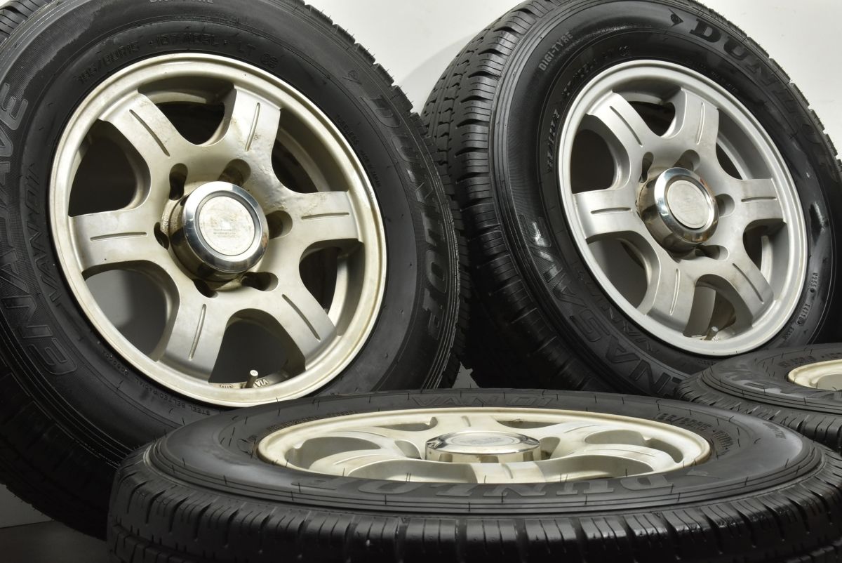 交換用に BERG 15in 6J 33 PCD139.7 ダンロップ エナセーブ VAN01 195 80R15 LT ハイエース レジアスエース