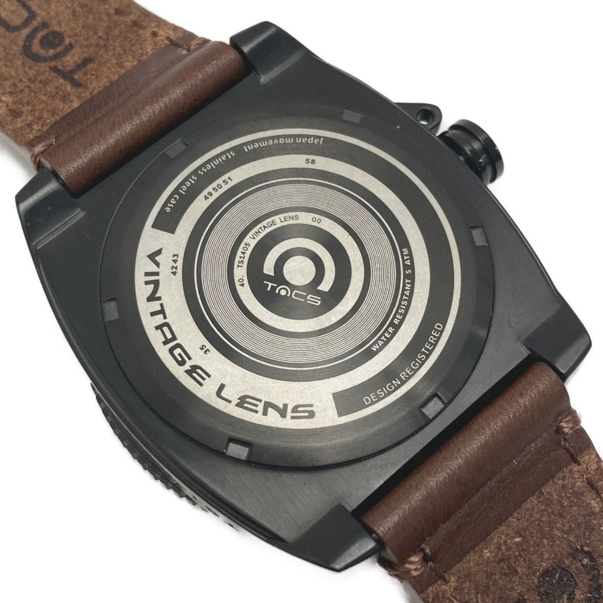 TACS タックス ヴィンテージレンズ TS1405A クォーツ メンズ 腕時計