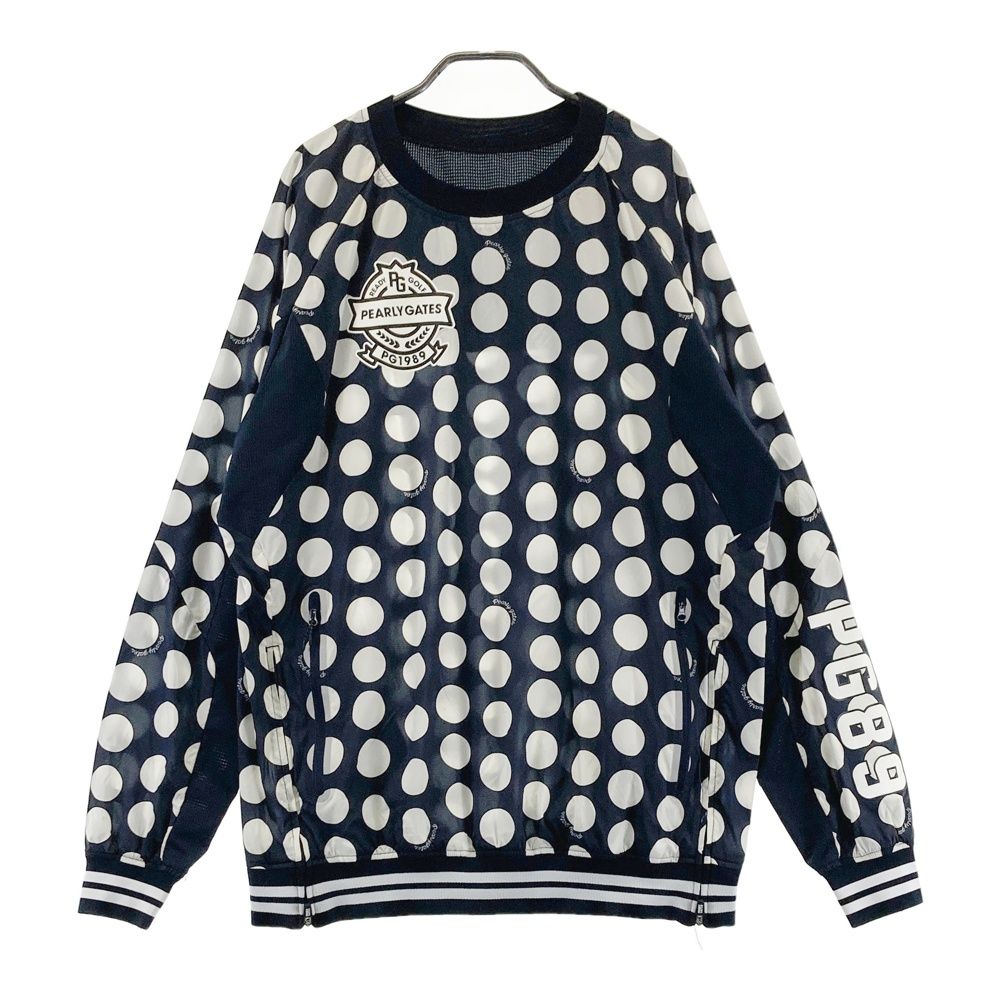 サイズ 6 PEARLY GATES パーリーゲイツ メッシュ切替 スニードジャック ドット柄 ネイビー系 240101530839 ゴルフウェア メンズ ストスト