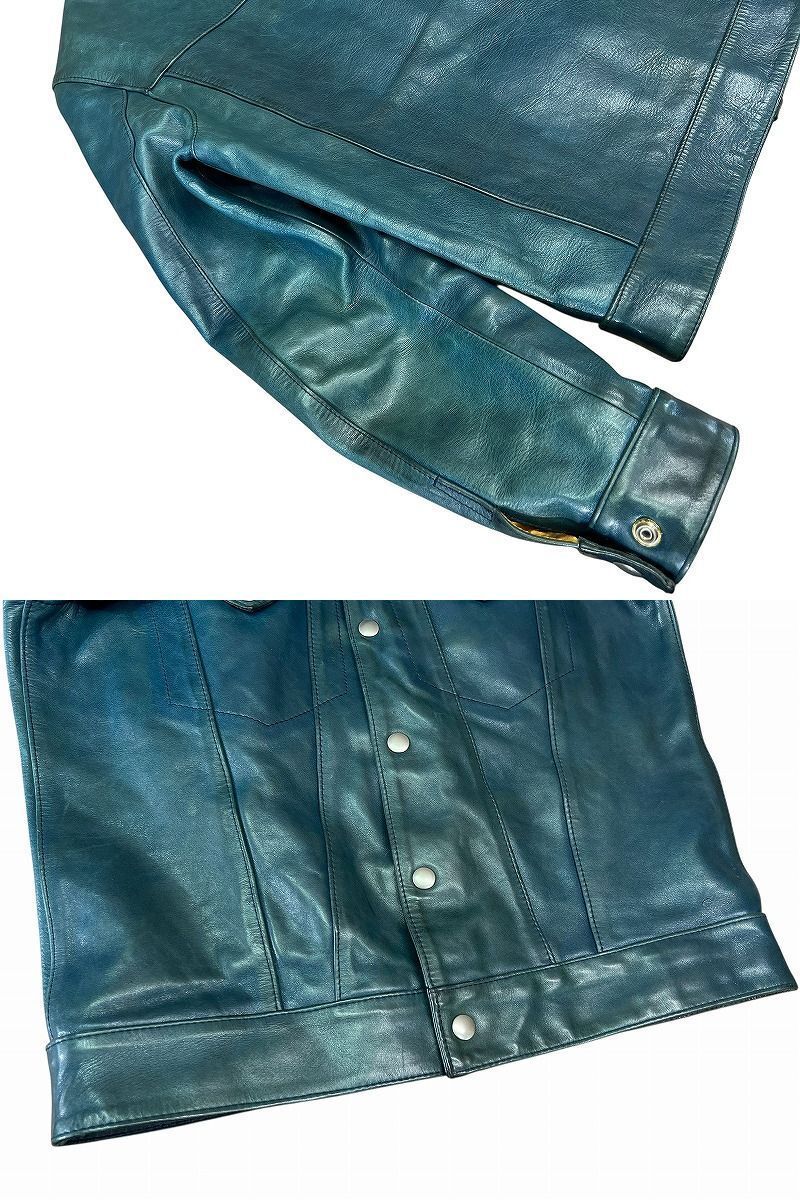 希少カラー グリーン アディクトクローズ 馬革 レザー グラナダ