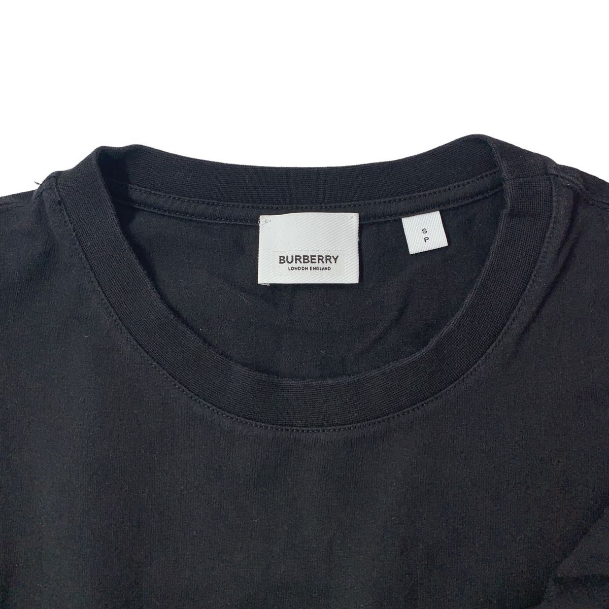 中古】 BURBERRY バーバリー サークル ロゴ プリント Tシャツ 8034558 