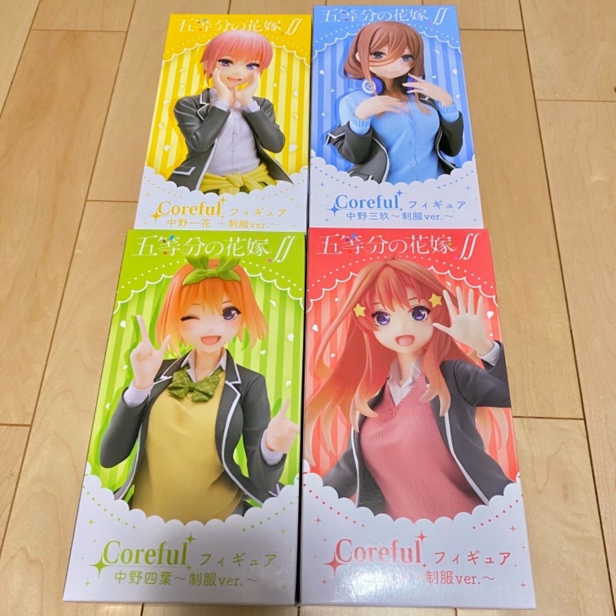 五等分の花嫁 フィギュア ４人セット - メルカリ