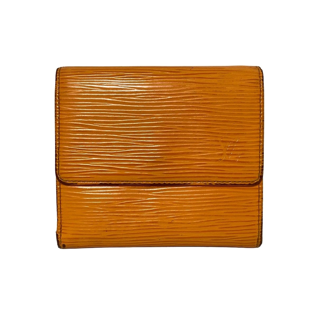 LOUIS VUITTON ルイヴィトン Wホック財布 エピ ポルトモネビエカルトクレディ M6348H マンダリン レザー