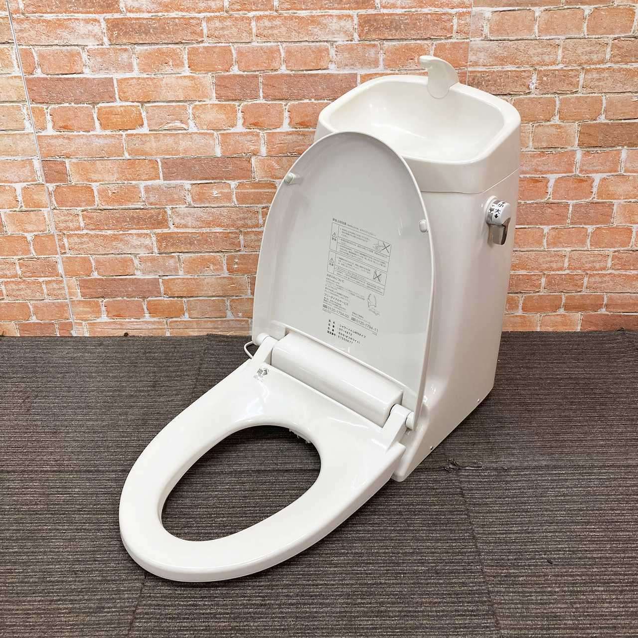 ジャンク品 INAX イナックス トイレ ウォシュレット 一体型タンクのみ DT-4873 BN8 オフホワイト J0064