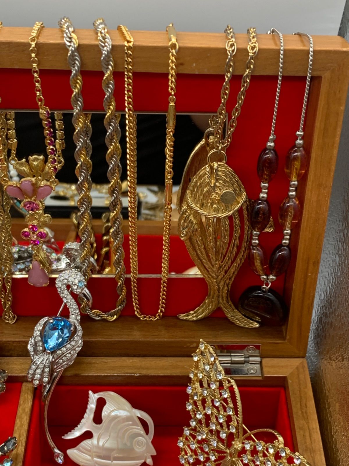 【生前整理　遺品整理】　ネックレス　リング　ピアス　他　アクセサリーおまとめ 遺品整理 生前整理 アクセサリー まとめ売り ネックレス リング
