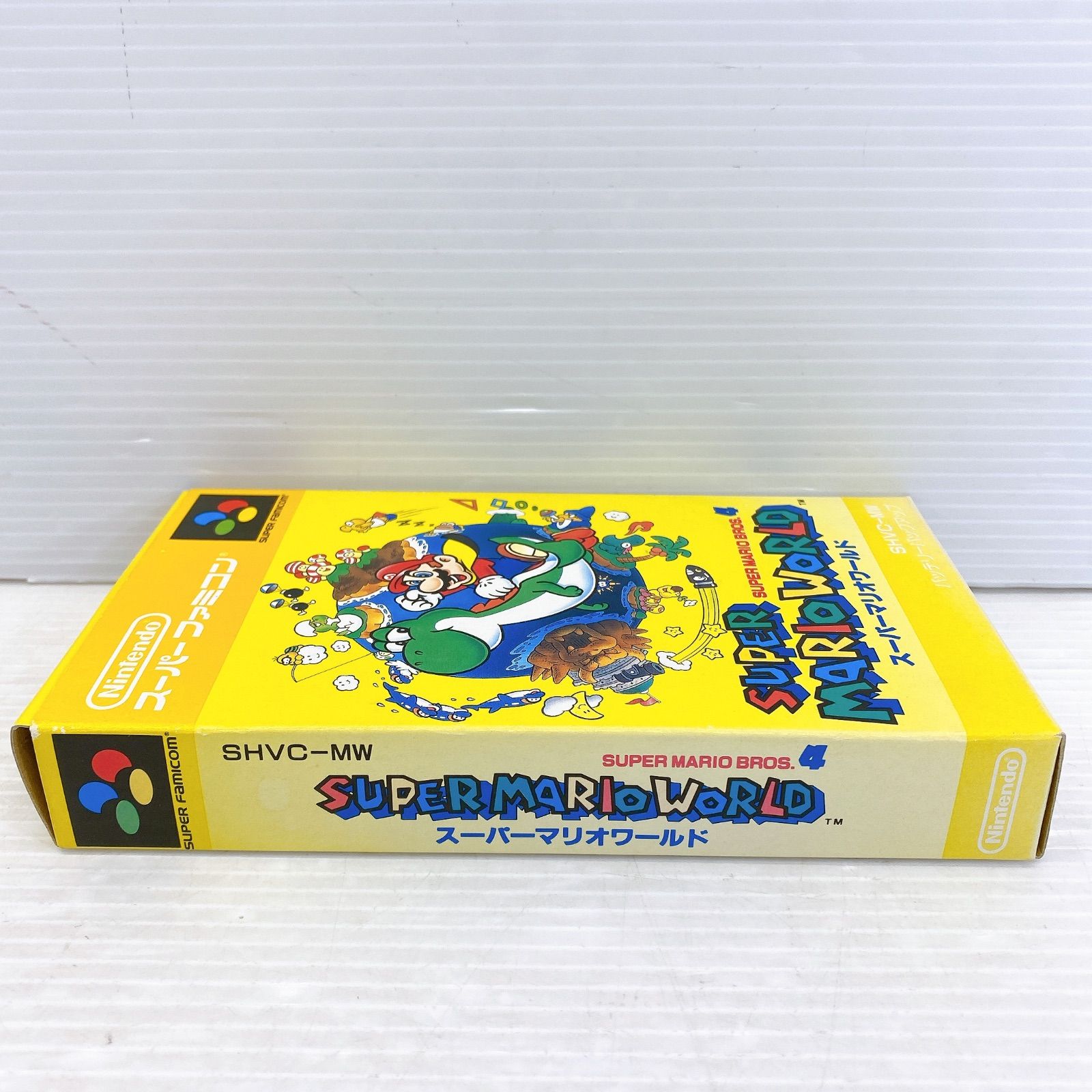 スーパーファミコン（SFC）【スーパーマリオワールド】箱つき【oka】 任天堂 SFC ソフトのみ スーパーマリオワールド 箱取説なし