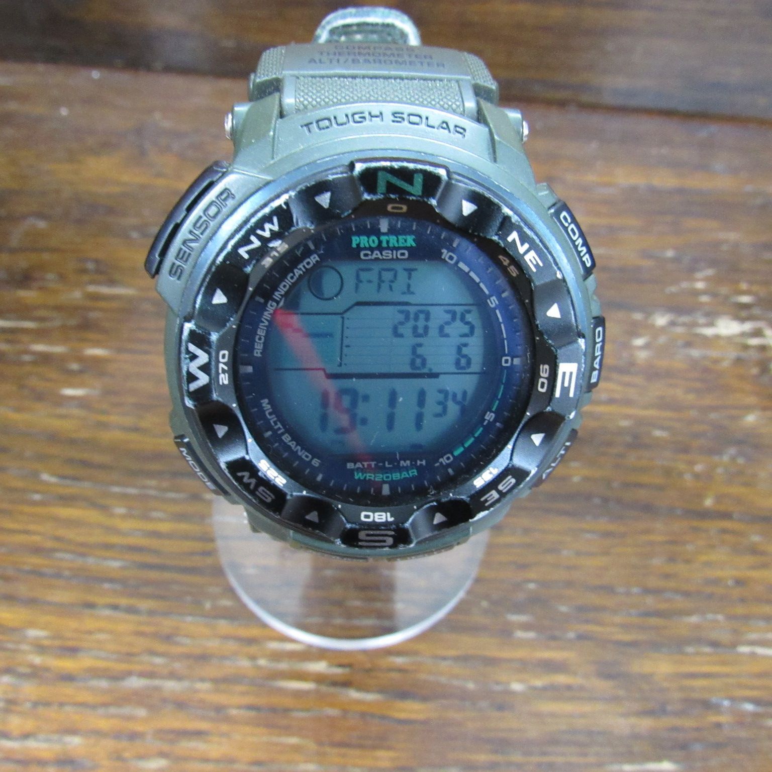低価，定番 プロトレック PROTREK PRW-2500B-3JF（レアモデル 