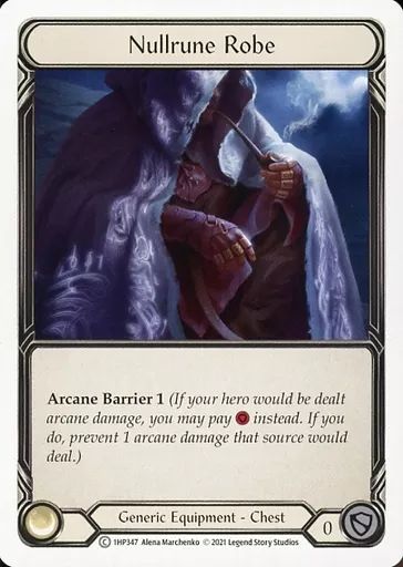 中古】Flesh and Blood 1HP347[C]：Nullrune Robe - メルカリ